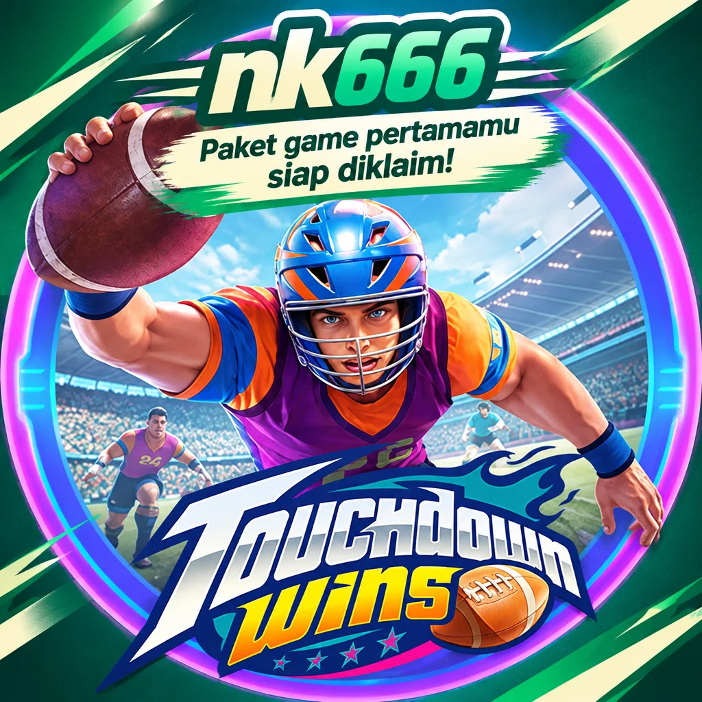 nk666 · Touchdown Wins · Tampilan permainan